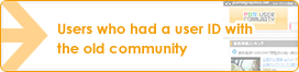 Users who had a user ID with the old community