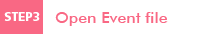 STEP3 open Event file