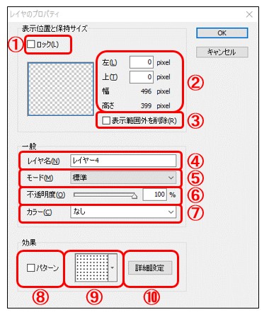 ペイントソフト openCanvas レイヤー