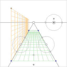 ペイントソフト openCanvas 1点透視