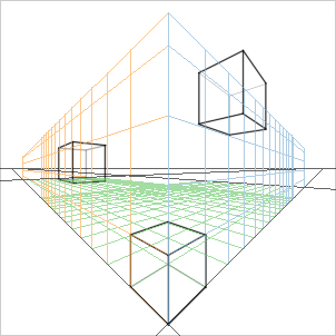 ペイントソフト openCanvas 2点透視